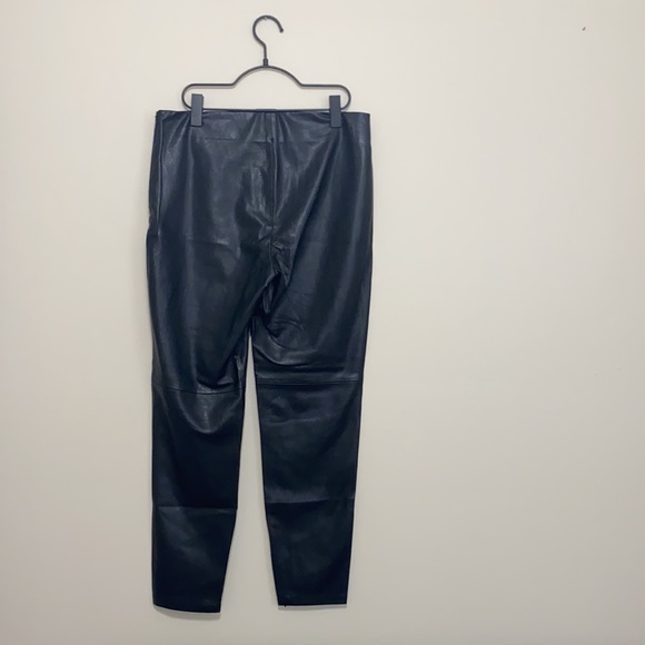 ZARA faux leather skinny pants with ankle zip - Picture 3 of 4